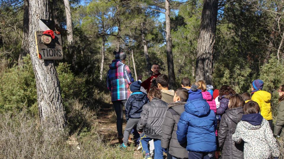 Visita de l'escola Taquígraf Garriga d'Esparreguera