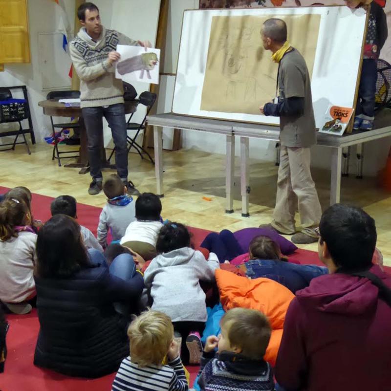 Presentació del conte 'Viatge al món dels tions' de Ton Lloret i Martí Garrancho