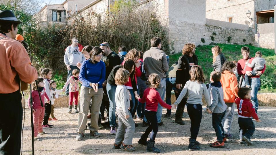 10 de Desembre de 2016 Jordi Giralt animant la festa  Clariana -  Mariona Miquel