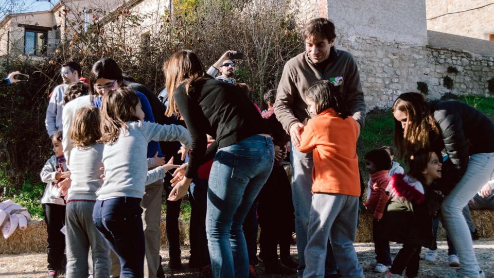 Jordi Giralt animant la festa