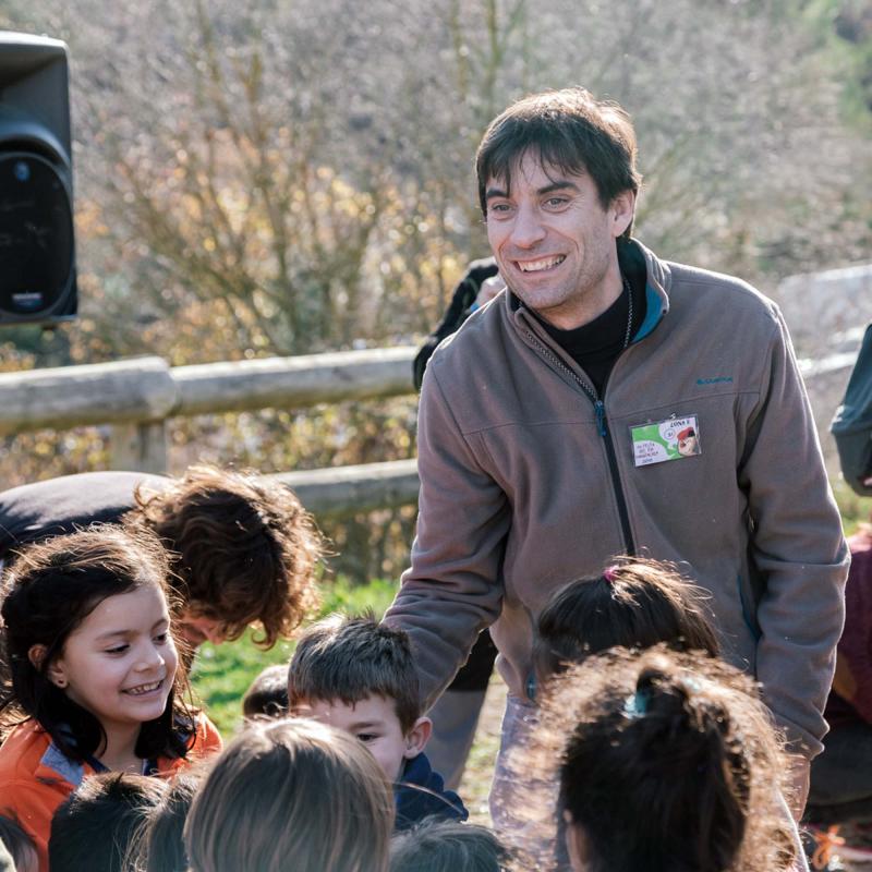 10 de Desembre de 2016 Jordi Giralt animant la festa  Clariana -  Mariona Miquel