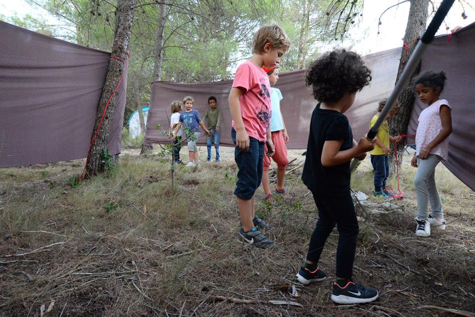 23.9.2017 Experiència a peu   Taller de LandArt amb Jordi Mas  Clariana -  nyam-nyam