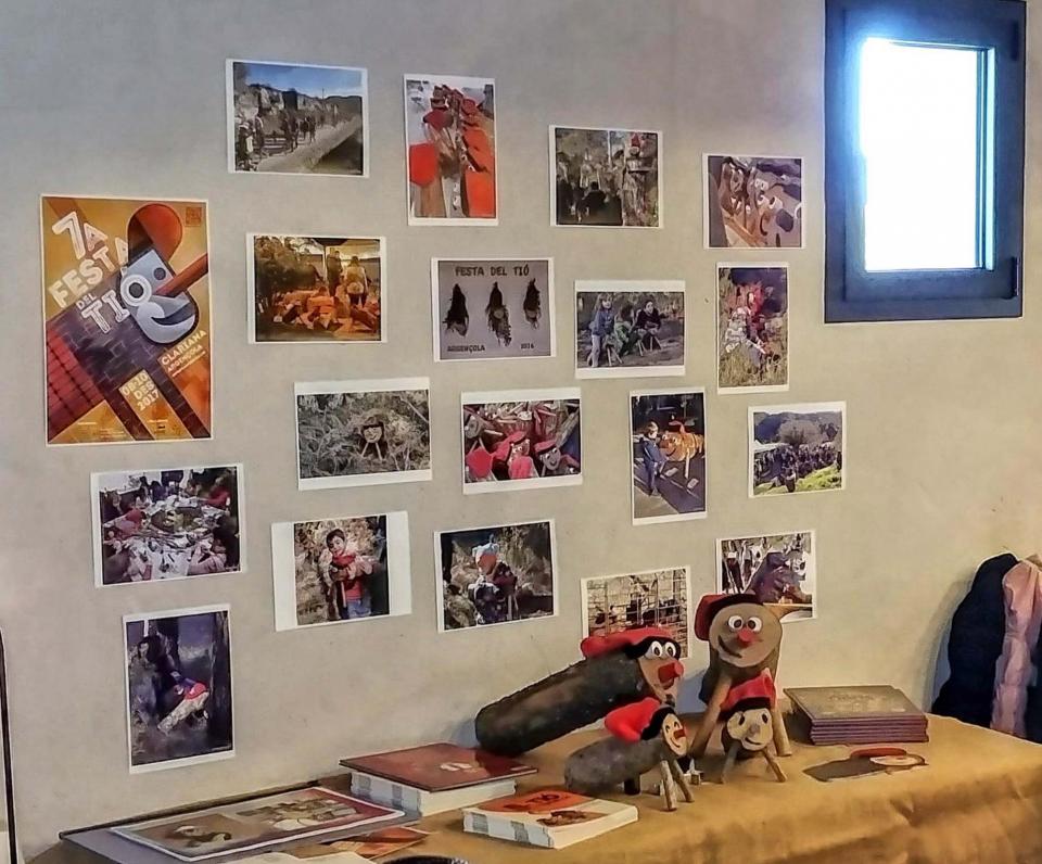 El Tió d'Argençola al Mercat de Nadal de can Alemany