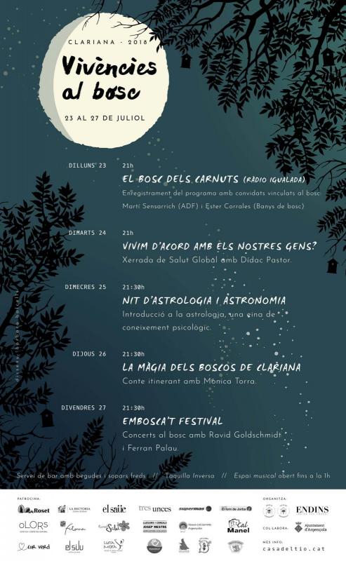 Vivències al bosc 2018