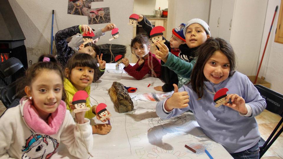 Els alumnes de l'escola Taquígraf Garriga d'Esparreguera venen a veure els primers tions