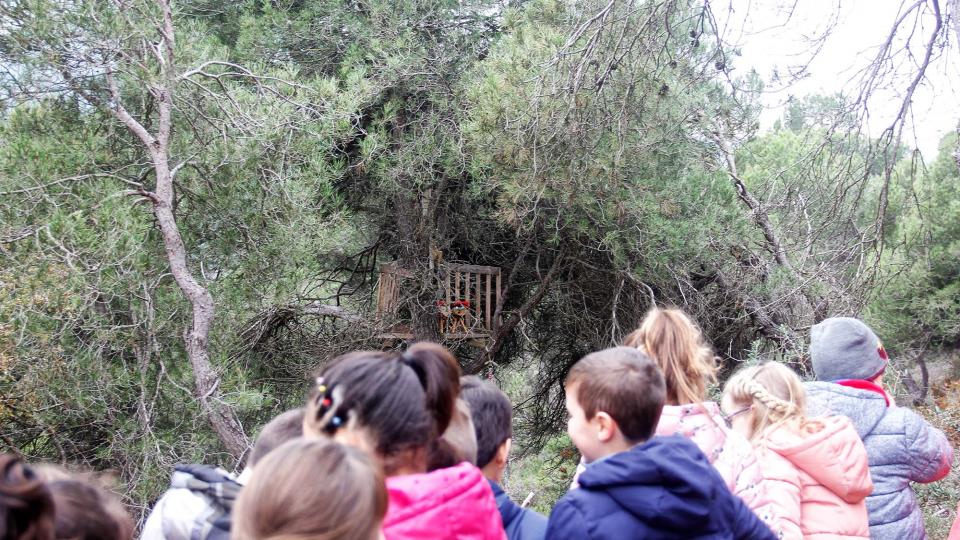 Els alumnes de l'escola Taquígraf Garriga d'Esparreguera venen a veure els primers tions