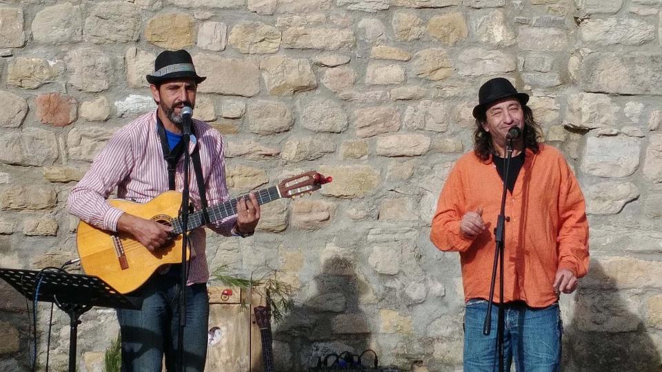 Jordi Giralt animant la festa